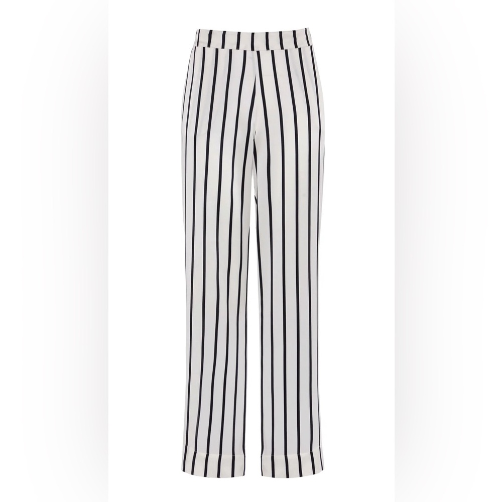 ASCENO LONDON PYJAMA BOTTOM JET BLACK SILK